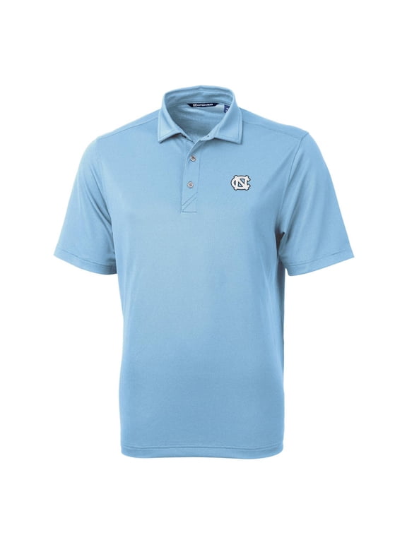 Men's Cutter & Buck Carolina Blue North Carolina Tar Heels Virtue Eco Pique Recycled Polo