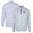 thumbnail image 1 of Men's Cutter & Buck Charcoal Arkansas Razorbacks Vault Big & Tall Traverse Camo Print Stretch Quarter-Zip Pullover Top, 1 of 3