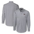 thumbnail image 1 of Men's Cutter & Buck Charcoal Auburn Tigers Easy Care Stretch Gingham Big & Tall Long Sleeve Button-Down Shirt, 1 of 3