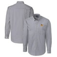thumbnail image 1 of Men's Cutter & Buck Charcoal Baylor Bears Easy Care Stretch Gingham Long Sleeve Button-Down Shirt, 1 of 3
