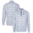 thumbnail image 1 of Men's Cutter & Buck Charcoal Cincinnati Bearcats Big & Tall Traverse Camo Print Stretch Quarter-Zip Pullover Top, 1 of 3