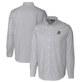 thumbnail image 1 of Men's Cutter & Buck  Charcoal Durham Bulls Oxford Stretch Stripe Long Sleeve Button-Down Dress Shirt, 1 of 3