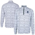 thumbnail image 1 of Men's Cutter & Buck Charcoal George Washington University Big & Tall Traverse Camo Print Stretch Quarter-Zip DryTec Top, 1 of 3