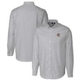thumbnail image 1 of Men's Cutter & Buck Charcoal Louisville Cardinals Vault Stretch Oxford Stripe Long Sleeve Button-Down Shirt, 1 of 3