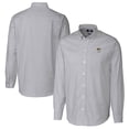 thumbnail image 1 of Men's Cutter & Buck  Charcoal Missouri Tigers Alumni Logo Stretch Oxford Stripe Long Sleeve Button-Down Shirt, 1 of 3