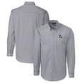 thumbnail image 1 of Men's Cutter & Buck Charcoal NC State Wolfpack Easy Care Stretch Gingham Long Sleeve Button-Down Shirt, 1 of 3