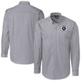 thumbnail image 1 of Men's Cutter & Buck  Charcoal New England Revolution Big & Tall Easy Care Stretch Gingham Long Sleeve Dress Top, 1 of 3
