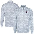 thumbnail image 1 of Men's-Cutter & Buck  Charcoal New England Revolution Big & Tall Traverse Stretch Eco Camo Print Quarter-Zip Pullover Top, 1 of 3
