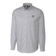 thumbnail image 1 of Men's Cutter & Buck Charcoal New Orleans Saints Big & Tall Stretch Striped Oxford Long Sleeve Woven Button Down Shirt, 1 of 1