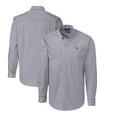 thumbnail image 1 of Men's Cutter & Buck Charcoal New Orleans Saints Throwback Logo Easy Care Stretch Gingham Long Sleeve Button-Down Shirt, 1 of 3
