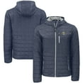 thumbnail image 1 of Men's Cutter & Buck  Charcoal North Carolina Tar Heels Vault Rainier Primaloft Eco Full-Zip Hooded Jacket, 1 of 3