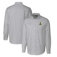 thumbnail image 1 of Men's Cutter & Buck Charcoal Northern Arizona Lumberjacks Vault Big & Tall Oxford Stripe Long Sleeve Button-Down Shirt, 1 of 3