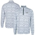 thumbnail image 1 of Men's Cutter & Buck Charcoal Philadelphia Eagles Traverse Camo Print Stretch Quarter-Zip Pullover, 1 of 3