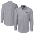 thumbnail image 1 of Men's Cutter & Buck  Charcoal Rochester Red Wings Big & Tall Easy Care Stretch Gingham Long Sleeve Button-Down Shirt, 1 of 3