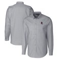 thumbnail image 1 of Men's Cutter & Buck Charcoal Round Rock Express Oxford Stretch Long Sleeve Button-Down Dress Shirt, 1 of 3