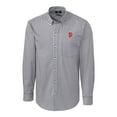 thumbnail image 1 of Men's Cutter & Buck Charcoal San Francisco Giants Big & Tall Stretch Gingham Long Sleeve Button-Down Shirt, 1 of 1