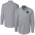thumbnail image 1 of Men's-Cutter & Buck  Charcoal Seattle Sounders FC Easy Care Stretch Gingham Long Sleeve Dress Top, 1 of 3