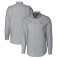 thumbnail image 1 of Men's Cutter & Buck Charcoal Tacoma Rainiers Oxford Stretch Long Sleeve Button-Down Dress Shirt, 1 of 3