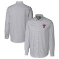 thumbnail image 1 of Men's Cutter & Buck  Charcoal Texas A&M Aggies Vault Striped Stretch Oxford Long Sleeve Dress Shirt, 1 of 3
