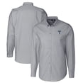 thumbnail image 1 of Men's Cutter & Buck Charcoal Tulsa Drillers Oxford Stretch Long Sleeve Button-Down Dress Shirt, 1 of 3