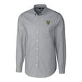 thumbnail image 1 of Men's Cutter & Buck Charcoal Vermont Catamounts Stretch Oxford Big & Tall Long Sleeve Button-Down Shirt, 1 of 1