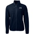 thumbnail image 1 of Men's Cutter & Buck College Navy Seattle Seahawks Cascade Eco Sherpa Fleece Full-Zip Jacket, 1 of 1