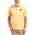 thumbnail image 1 of Men's Cutter & Buck Cream Purdue Boilermakers Prospect Eco Textured Stretch Recycled Polo, 1 of 3