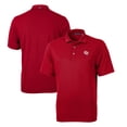 thumbnail image 1 of Men's Cutter & Buck Crimson Oklahoma Sooners Big & Tall Virtue Eco Pique Recycled DryTec Polo, 1 of 3