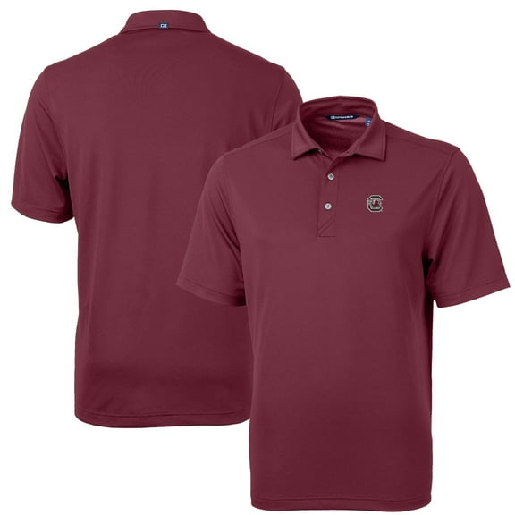 Men's Cutter & Buck Garnet South Carolina Gamecocks Virtue Eco Pique Recycled Polo