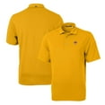 thumbnail image 1 of Men's Cutter & Buck Gold ECU Pirates Team Logo Virtue Eco Pique Recycled Polo, 1 of 3