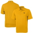 thumbnail image 1 of Men's Cutter & Buck Gold Georgia Tech Yellow Jackets Virtue Eco Pique Recycled Polo, 1 of 3