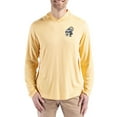 thumbnail image 1 of Men's Cutter & Buck Gold New Orleans Saints Throwback Logo Coastline Epic Comfort Eco Recycled Long Sleeve Hoodie, 1 of 2