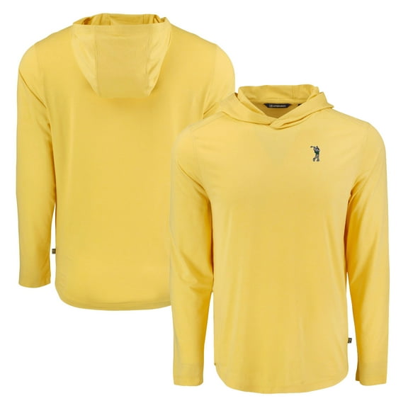 Men's Cutter & Buck Gold South Florida Bulls Coastline Epic Comfort Eco Recycled Long Sleeve Hoodie T-Shirt