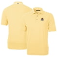 thumbnail image 1 of Men's Cutter & Buck Gold Toledo Mud Hens DryTec Virtue Eco Pique Stripe Recycled Polo, 1 of 3