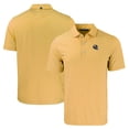 thumbnail image 1 of Men's Cutter & Buck  Gold/White Pittsburgh Steelers Helmet Forge Eco Double Stripe Stretch Recycled Polo, 1 of 3