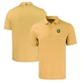 thumbnail image 1 of Men's Cutter & Buck  Gold/White Southeastern Louisiana Lions Forge Eco Double Stripe Stretch Recycled Polo, 1 of 3