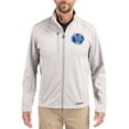 thumbnail image 1 of Men's Cutter & Buck Gray Air Force Falcons Evoke Eco Softshell Recycled Full-Zip Jacket, 1 of 2