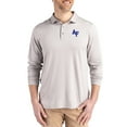 thumbnail image 1 of Men's Cutter & Buck  Gray Air Force Falcons Primary Coastline Epic Comfort Long-Sleeve Polo, 1 of 2