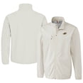 thumbnail image 1 of Men's Cutter & Buck Gray Akron RubberDucks Clique Trail Eco Stretch Softshell Full-Zip Jacket, 1 of 3