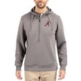thumbnail image 1 of Men's-Cutter & Buck  Gray Alabama Crimson Tide Roam Eco Recycled Half-Zip Pullover Hoodie, 1 of 2