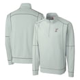thumbnail image 1 of Men's Cutter & Buck  Gray Albuquerque Isotopes  Clique Helsa Performance Half-Zip Knit Pullover, 1 of 3