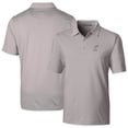 thumbnail image 1 of Men's Cutter & Buck  Gray Albuquerque Isotopes Forge Pencil Stripe Stretch DryTec Polo, 1 of 3
