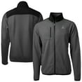 thumbnail image 1 of Men's Cutter & Buck Gray Arizona Diamondbacks Cascade Eco Fleece Full-Zip Sweatshirt, 1 of 3