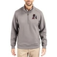 thumbnail image 1 of Men's-Cutter & Buck  Gray Arkansas Razorbacks Roam Eco Recycled Quarter-Zip Pullover, 1 of 2