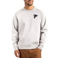 thumbnail image 1 of Men's Cutter & Buck Gray Atlanta Falcons Primary Logo Roam Recycled Raglan Pullover Sweatshirt, 1 of 2