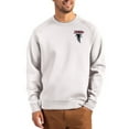 thumbnail image 1 of Men's Cutter & Buck Gray Atlanta Falcons Throwback Roam Recycled Raglan Pullover Sweatshirt, 1 of 2