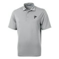 thumbnail image 1 of Men's Cutter & Buck Gray Atlanta Falcons Virtue Eco Pique Recycled Polo, 1 of 1
