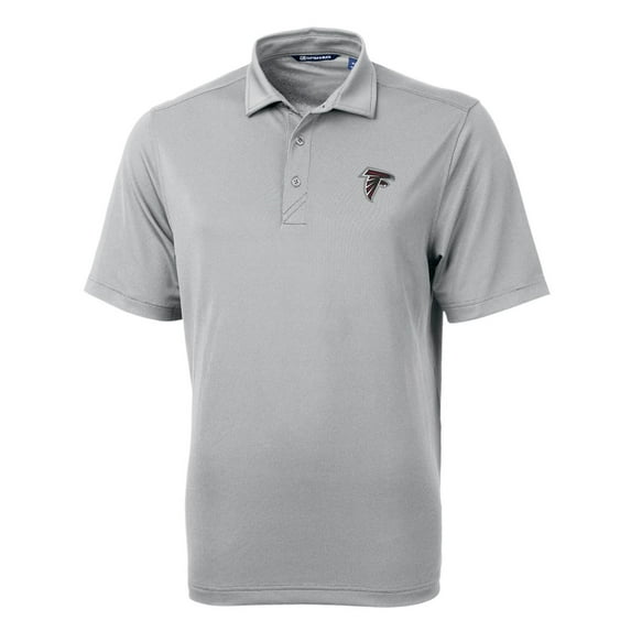 Men's Cutter & Buck Gray Atlanta Falcons Virtue Eco Pique Recycled Polo