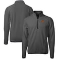 thumbnail image 1 of Men's Cutter & Buck  Gray Baltimore Orioles Cascade Eco Sherpa Fleece Quarter-Zip Pullover Jacket, 1 of 3