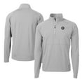 thumbnail image 1 of Men's Cutter & Buck Gray Baltimore Orioles City Connect Adapt Eco Knit Hybrid Recycled Quarter-Zip Pullover Top, 1 of 3